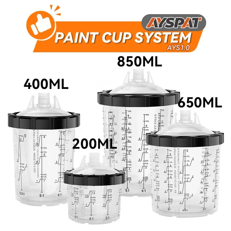 Kuasai Aliran Kerja Lukisan Anda: Panduan Operasi Lengkap untuk AYSPAT Disposable Spray Gun Cup 1.1